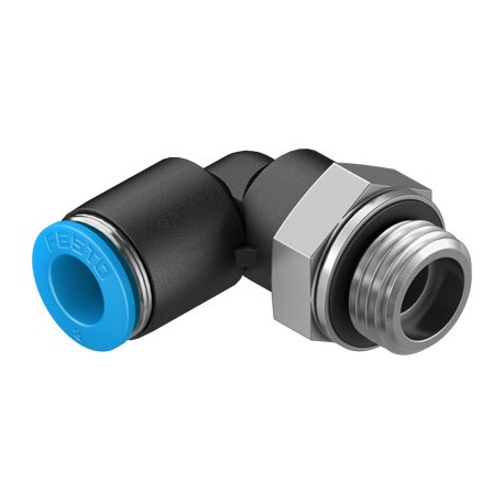 Racord rápido roscado orientable Acodado en L orientable Ref. FESTO QSL-G1/4-8