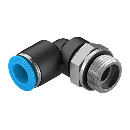 Racord rápido roscado orientable Acodado en L orientable Ref. FESTO QSL-G3/8-10