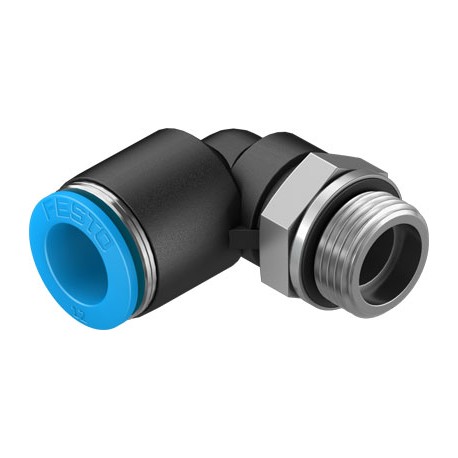 Racord rápido roscado orientable Acodado en L orientable Ref. FESTO QSL-G3/8-12