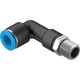 Racord rápido Largo, orientable rosca exterior con hexágono exterior Ref. QSLL-1/4-10
