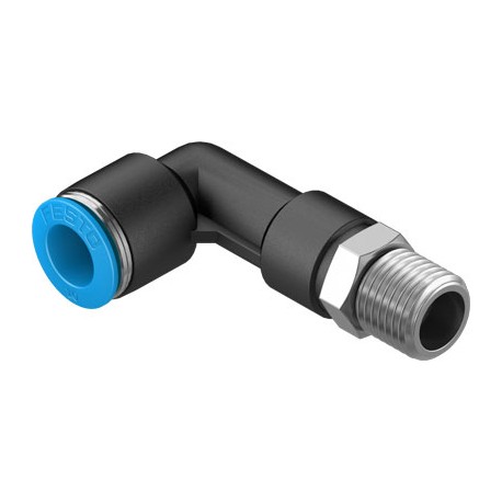 Racord rápido Largo, orientable rosca exterior con hexágono exterior Ref. QSLL-1/4-10