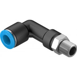 Racord rápido Largo Codo orientable rosca exterior con hexágono exterior Ref. QSLL-1/8-8