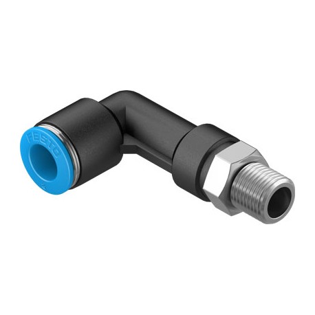 Racord rápido Largo Codo orientable rosca exterior con hexágono exterior Ref. QSLL-1/8-8