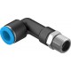 Racord rápido Largo, orientable rosca exterior con hexágono exterior Ref. QSLL-3/8-12
