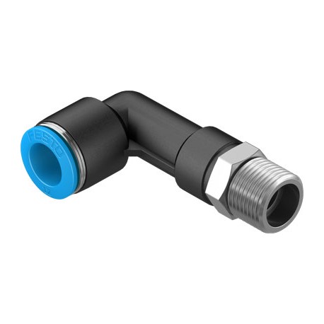 Racord rápido Largo, orientable rosca exterior con hexágono exterior Ref. QSLL-3/8-12