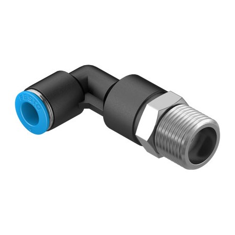 Racord rápido Largo, orientable rosca exterior con hexágono exterior Ref. QSLL-3/8-8