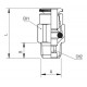 RECTO MACHO CONICO 4 M10X1
