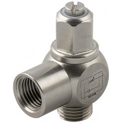 REGULADOR FLUJO INOX CILINDRO 1/8 1/8