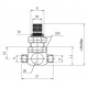 REGULADOR DE FLUJO INOX UNIDIRECCIONAL 1/2
