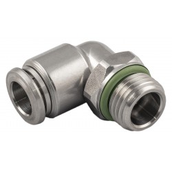RACOR CODO ORIENTABLE MACHO CILINDRICO