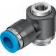 Racord rápido roscado Acodado en L orientable rosca exterior con hexágono interior  QSLV-G3/8-12-I