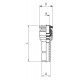 Racord Reductor enclavable 12mm 10mm Ref. AIGNEP 57700 12 10