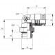 CODO GIRATORIO CILIND. MACHO FKM 6 1/4