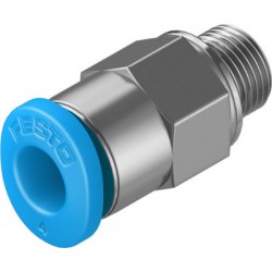 Racord rápido rosca exterior con hexágono exterior 4 M5 Ref. QSM-M5-4