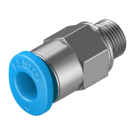 Racord rápido rosca exterior con hexágono exterior 4 M5 Ref. QSM-M5-4