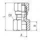 RECTO HEMBRA BICONO 12 3/8