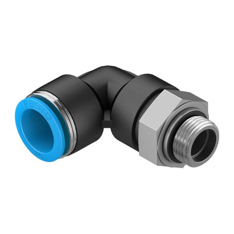 Racord rápido roscado orientable Acodado en L orientable Ref. FESTO QSL-G3/8-16