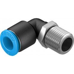 Racord rápido roscado en L Cónico orientable rosca exterior con hexágono exterior Ref. QSML-1/8-6
