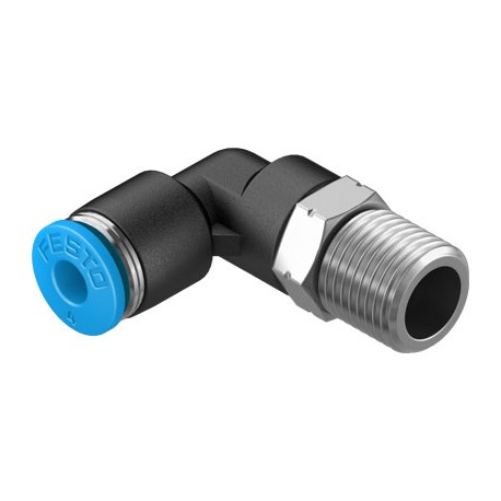 Racord rápido roscado orientable Acodado en L orientable Ref. FESTO QSL-1/4-4