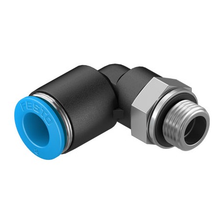 Racord rápido roscado orientable Acodado en L orientable Ref. FESTO QSL-G1/8-8
