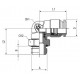 RACOR A L ORIENTABLE MACHO CILINDRICO