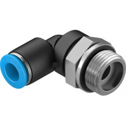 Racord rápido roscado orientable Acodado en L orientable Ref. FESTO QSL-G3/8-8