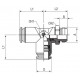 RACOR A T ORIENTABLE MACHO LATERAL CILINDRICO