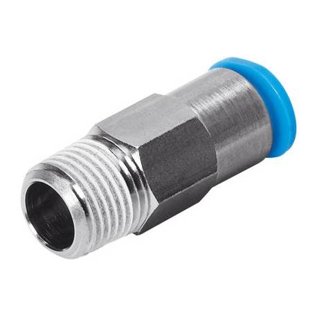 Racord rápido roscado autoblocante, rosca exterior con hexágono exterior Ref. QSK-1/4-10