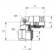 RACOR A L HEMRA ORIENTABLE NPTF 1/4 1/4