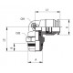 RACOR A L ORIENTABLE MACHO (SHORT) 3/8 1/2