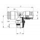 RACOR A T ORIENTABLE MACHO (SHORT) 3/8 1/4