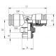 RACOR A T ORIENTABLE MACHO CILINDRICO 1/8 10/