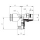 RACOR A T ORIENTABLE MACHO LATERAL (SHORT) 3/