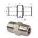 Racord adaptador rosca 1/8" AD-1M-1M