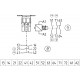 Dispositivo de bloqueo AZM 161SK-12/12RKA-024 VAC/CC
