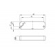 Sensor de seguridad magnético BPS 40S-1 (Iman actuador)