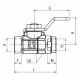 VALVULA M-H 1/8 1/8 316L