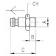 ADAPTADOR MACHO MINI 1/4