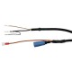 Cable coaxial doble apantallado Conector para electrodo PVC Ø7,2mm Tipo CPK1-25.0.A Long. 25m 80ºC