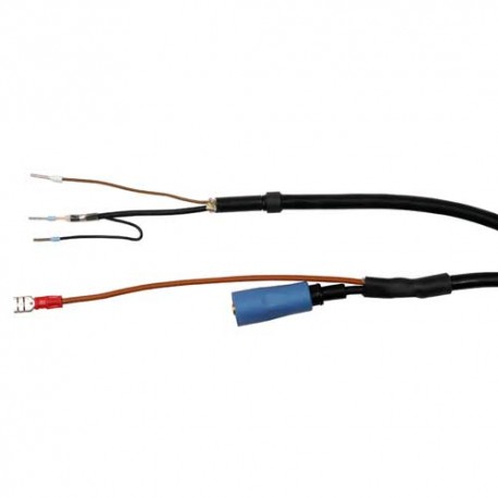 Cable coaxial doble apantallado Conector para electrodo PVC Ø7,2mm Tipo CPK1-25.0.A Long. 25m 80ºC