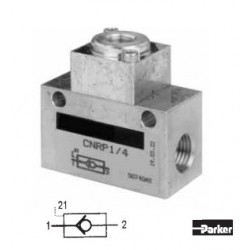 Válvula Antirretorno Pilotado G1/4 Ø6mm Ref. CNRP1/4
