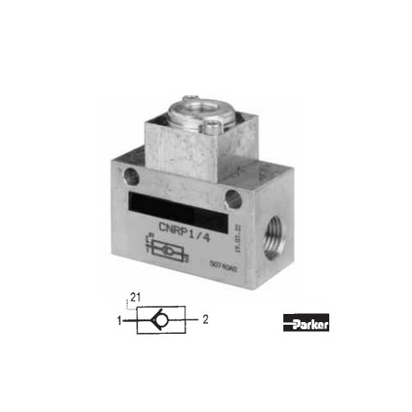 Válvula Antirretorno Pilotado G1/4 Ø6mm Ref. CNRP1/4