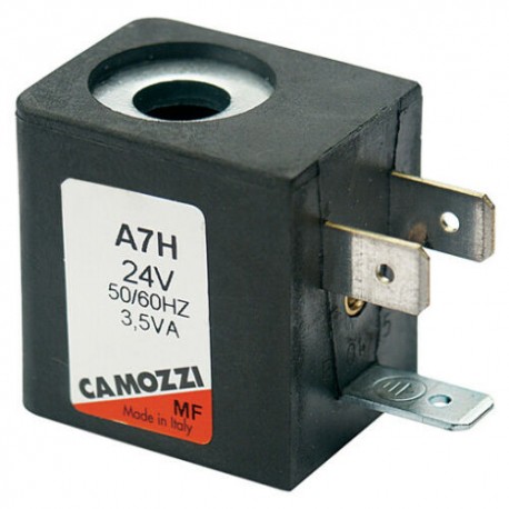 Bobina 6,5VA 24VAC 50/60Hz Ø9mm ED 100%