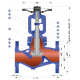 Válvula de Fuelle Fundición Nodular con Bridas PN16 Ø50 Accionamiento por Volante Fig: BV25064