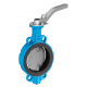 Válvula de Mariposa tipo WAFER ebro Z011-A Agua PN10 GG25/316/EPDM DN80 P con palanca