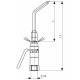 PISTOLA LATON MINIATURA 1/4 L-290 MM.