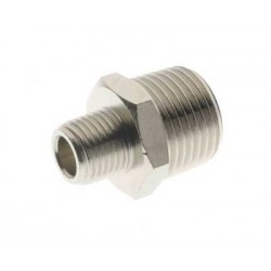 Racord Recto Unión Doble Machón Cónico R1/4 R1/2 Ref. Aignep 2020 1/4 1/2
