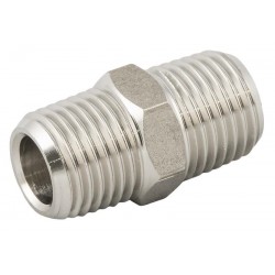 Racord Recto Unión Doble Machón Cónico INOX R3/4 Ref. Aignep 62000 3/4