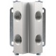 REPARTIDOR EN ALUMINIO 4 VIAS 3/4 1/2