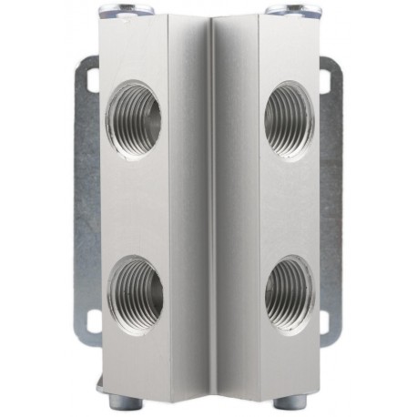 REPARTIDOR EN ALUMINIO 4 VIAS 3/4 1/2